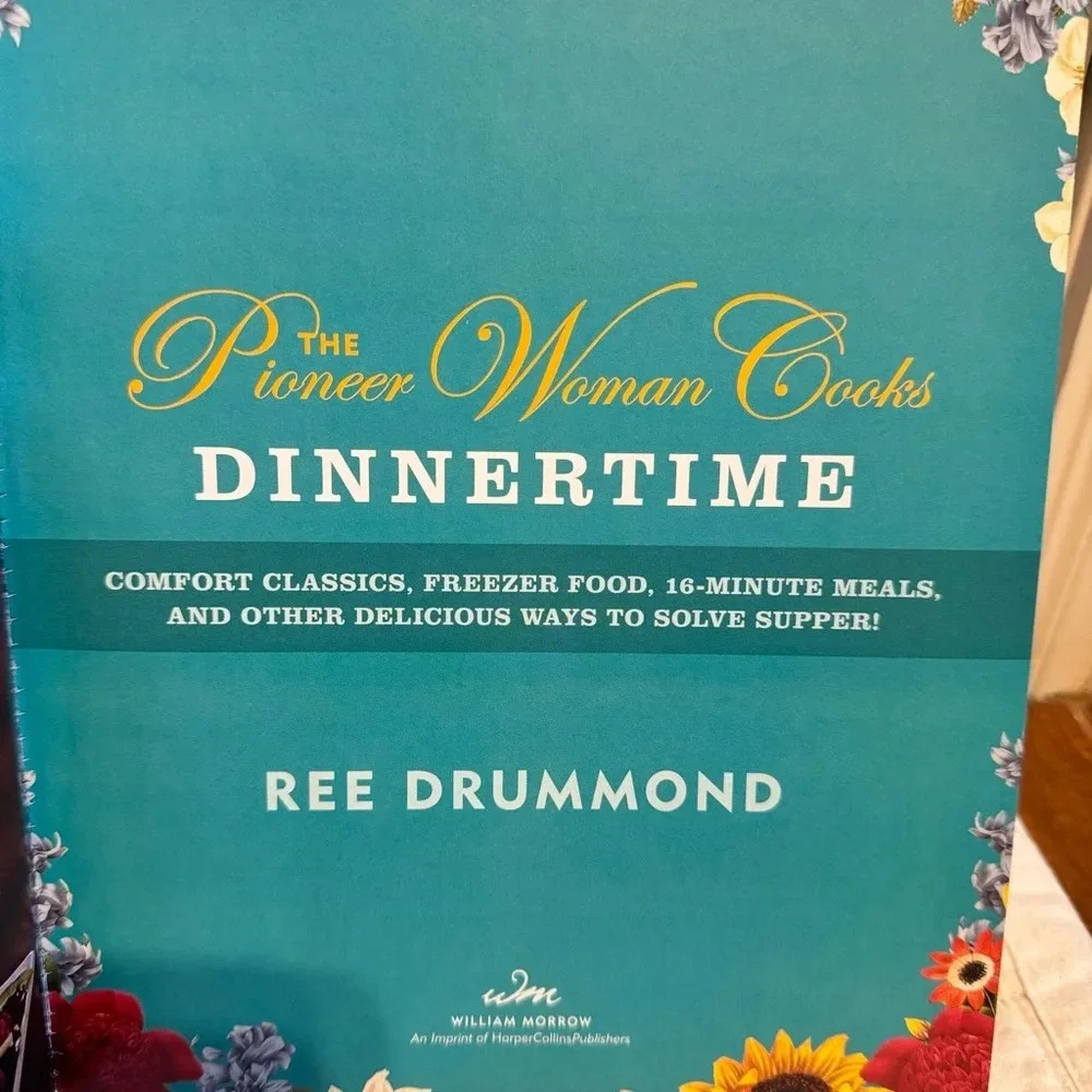 Pioneer Women Cooks Dinnertime Autographed Cookbook by Ree Drummond